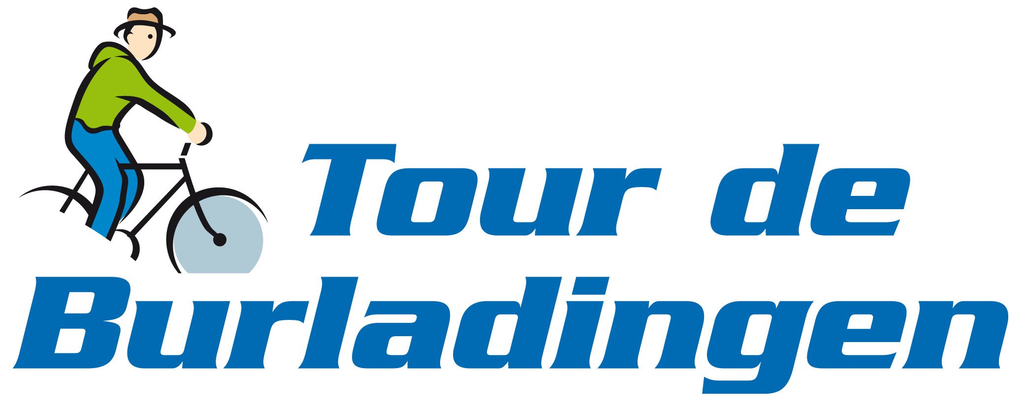 Logo mit Radfahrer für Tour de Burladingen 
