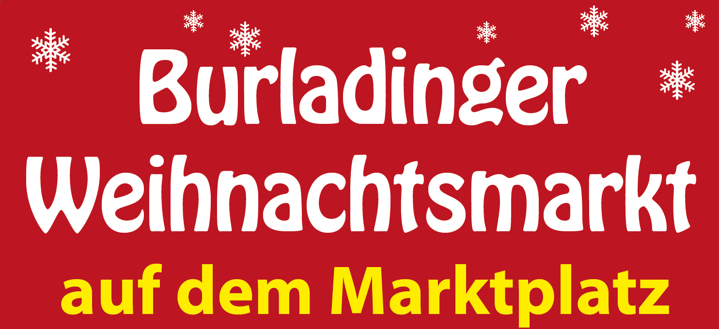 Burladinger Weihnachtsmarkt-Plakat