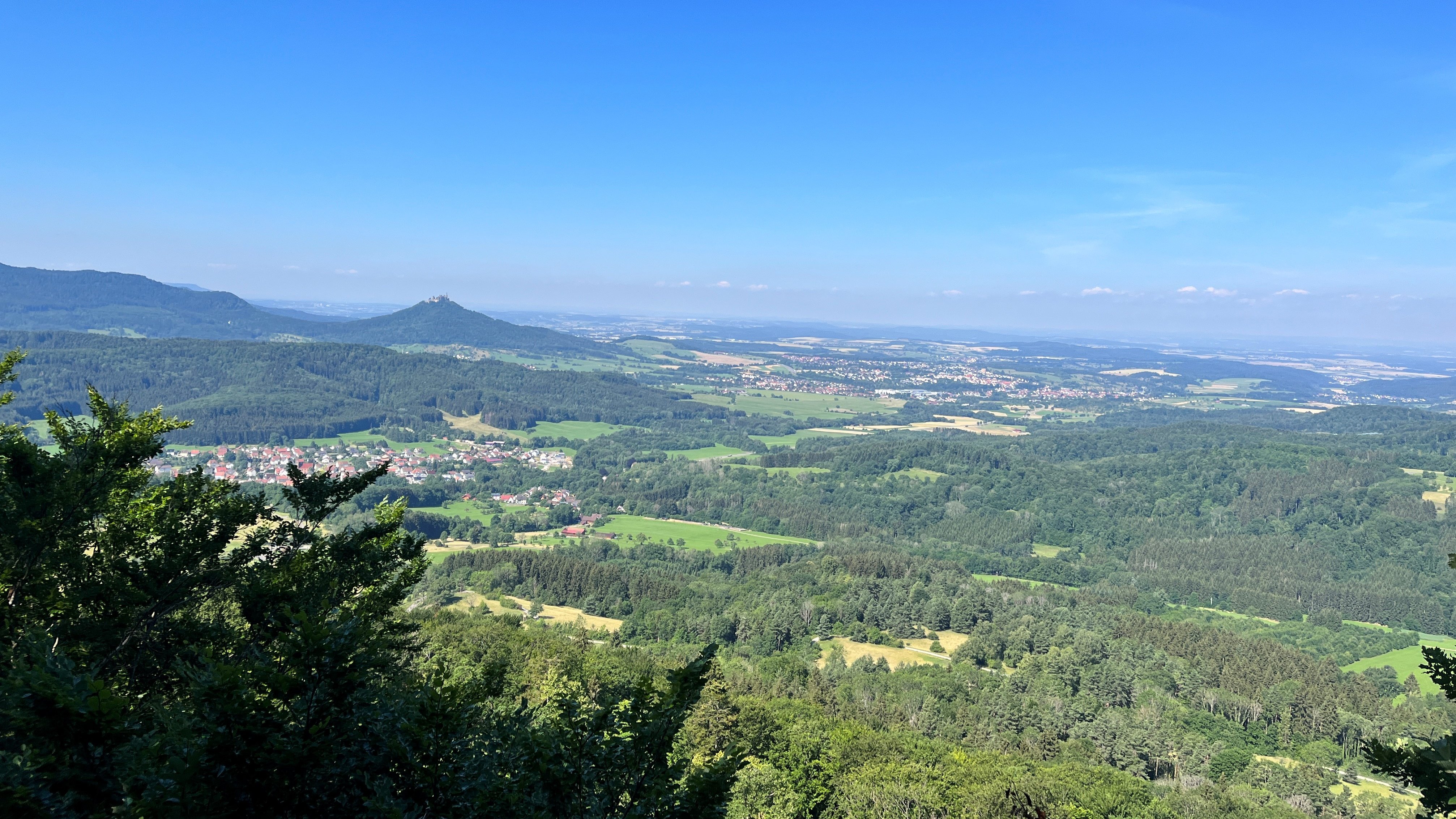 Sicht auf Burg Hohenzollern