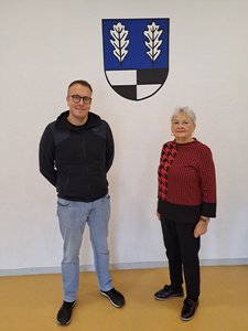 Benjamin Haiß-Heinzelmann und Monika Spallinger-Rieder, Ortsvorsteherin